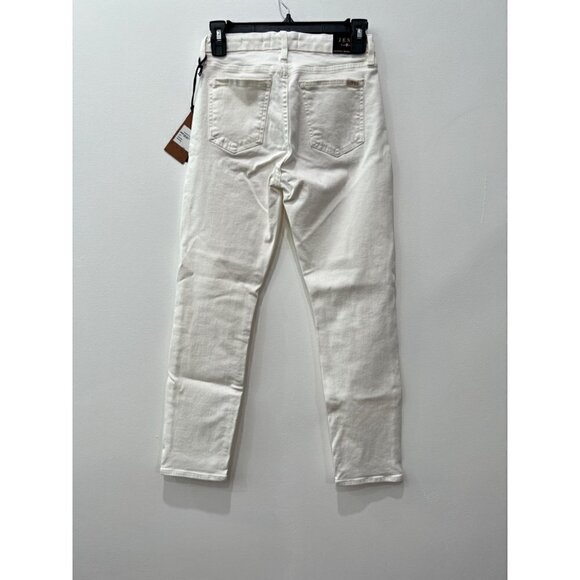 NWT Jen7 by 7 for All Mankind Size 2 Cropped Skinny Jeans White MSRP $99 - Picture 11 of 12